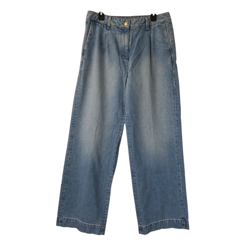 J. Crew Wide Leg Essential Jeans Ruth Wash Size 30 Nwt $128 Bx979